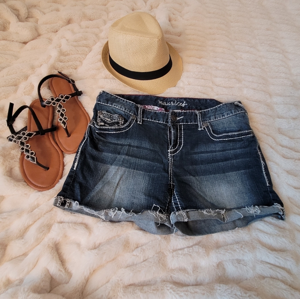 Maurice's Stretchy Jean Shorts